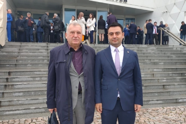Our Chamber´s Chairman of the Board of Directors, zzet Volkan, met with Burgas TSO President Todor Demirkov at the Bulgarian Turkish Business Forum held in Burgas, Bulgaria