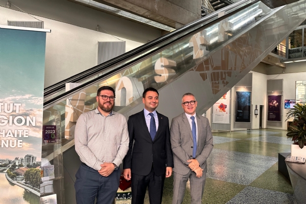 Our Chamber´s Chairman of the Board of Directors, zzet Volkan, met with institution officials Vincent Gollain and Nicolas Bauquet at L´Institut Paris Region in Paris